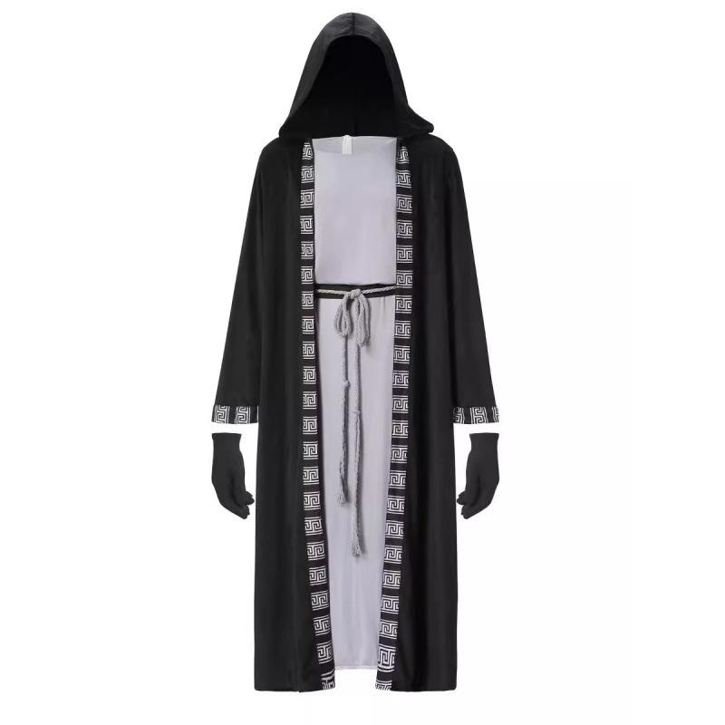 New Medieval European Dark Magician Cos Suit Cape Magician Show Wizard Wizard Suit