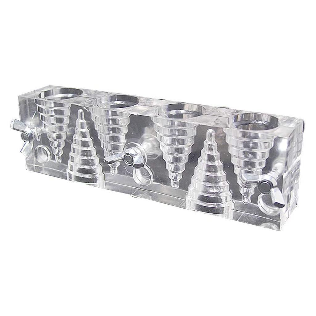 6 HolesTower Incenses Molds Household Decorative Mould Household Supplies for Indoor Outdoor Traveling Camping Accessory