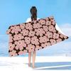 Marimekko-U-Unikko Flowers Microfiber Beach Towel Absorbent Quick Dry Soft Yoga Swimming Resort Mountain Climbing Towel