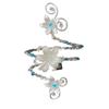 Hollow Out Open Arm Bangle Floral Arm Ring Vintage Iris Flower Bracelet  Hand Jewelry