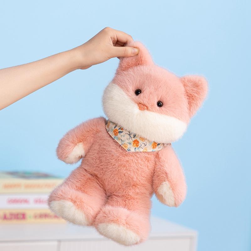 Cartoon Cute Cat Plush Stuffed Toy Cat Doll Pillow Sleeping Soothing Doll Home Decoration Surprise Gifts For Friends
