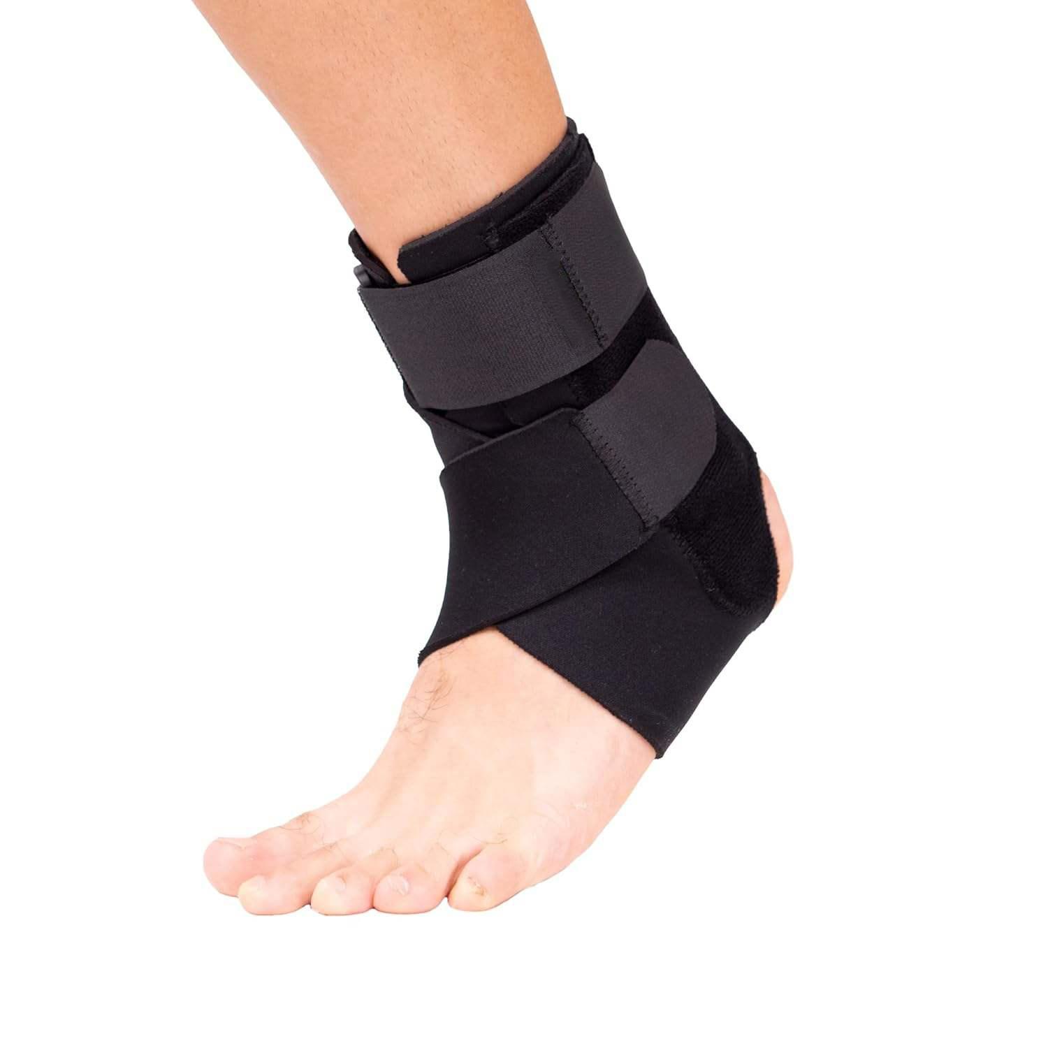 Adjustable Ankle Support Brace - Stabilizing Ankle Wrap for Sprain Recovery & Sports Protection