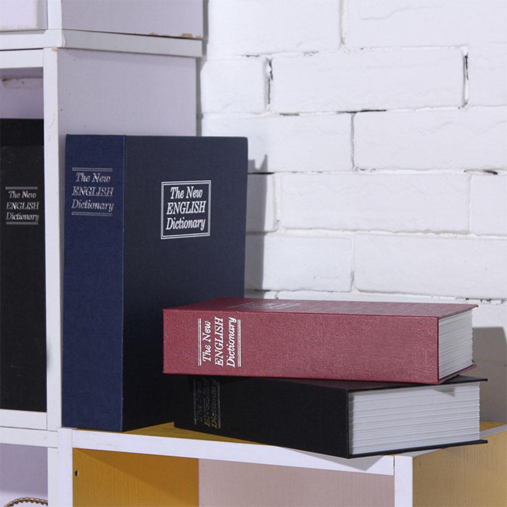 Book-Shaped Security Safe Box - Secret Storage for Money & Jewelry