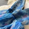 Abiti da sera sexy per feste di lusso Cinturino per spaghetti con scollo a V Abito da donna scava fuori senza schienale Estetico Abito lungo in organza lungo estetico
