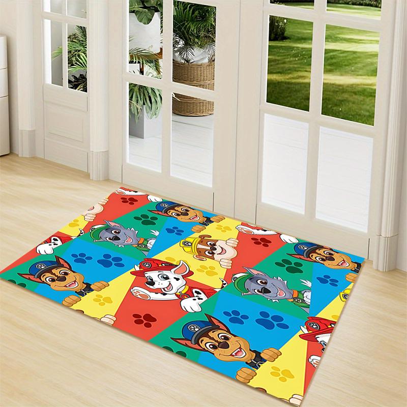 Paw Patrol Characters Carpet Rug Soft Washable Anti Slip Home Living Room Sofa Mats Personalized Christmas Rug