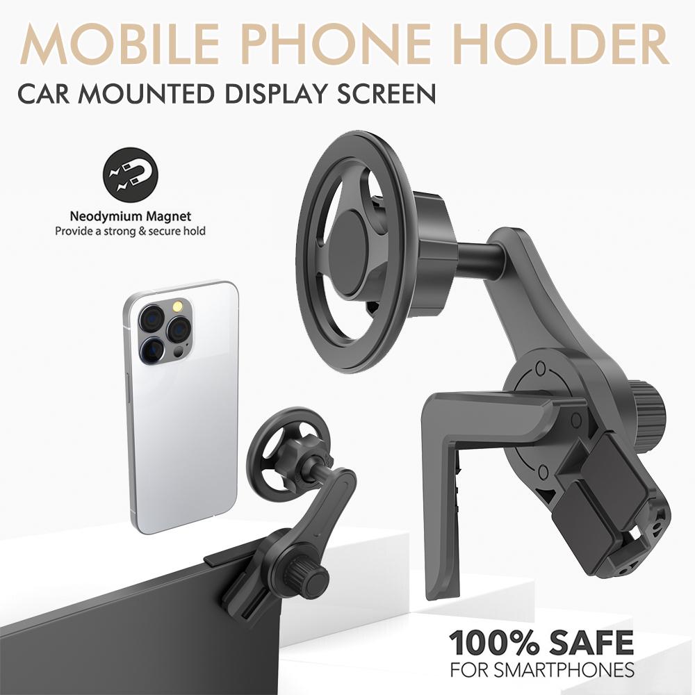 Xiaomi Car Mounted Display Screen Magnetic Mobile Phone Holder 360 Degree Freely Rotation Foldable Mount Usded for Car Electric Vehicle