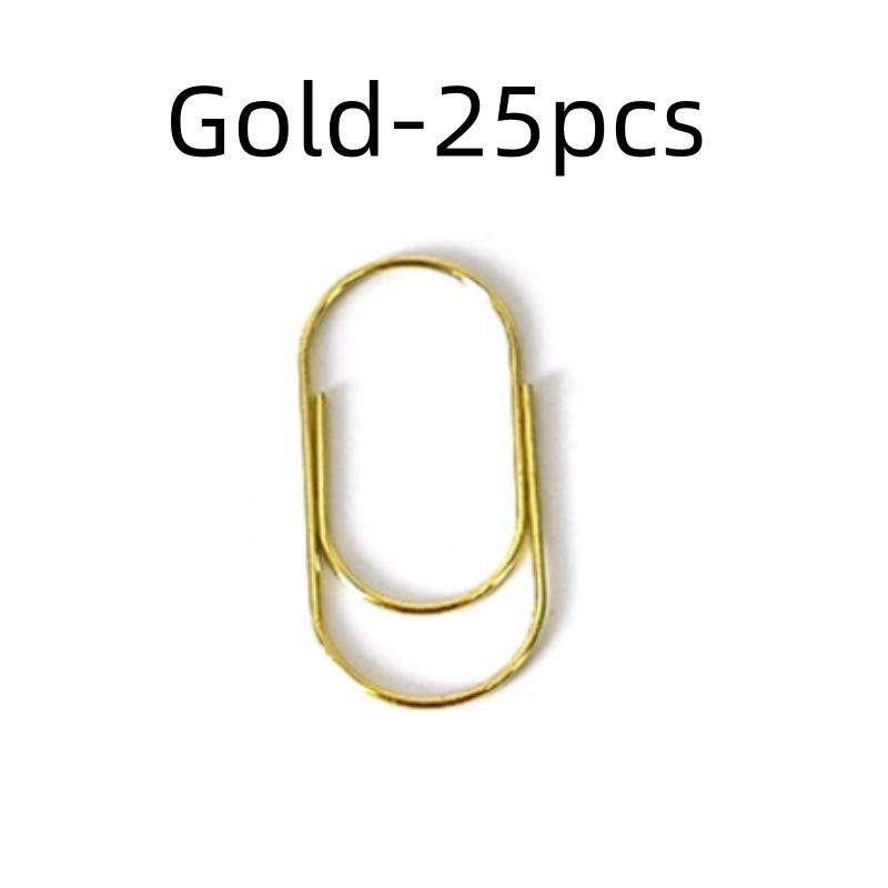 15pcs Large Size Paper Clips 50x25mm Wide Design 4 Color Options for Documents