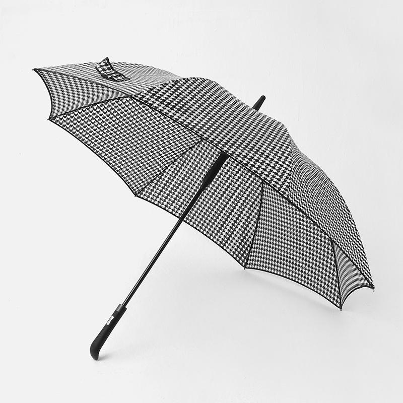 PARACHASE Větruodolný lehký deštník s kohoutí stopou - Dlouhá rukojeť, korejský styl, ochrana proti slunci a dešti, skládací design.