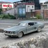 Maisto 1:24 Ford Mustang GT 1967 Make Old Rust Sports Car Vehicles Model Simulation Diecast Metal Sports Car Model Kids Toy Gift