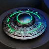 Metal Stress Ease Edc Boy Cool Luminous Ufo Fingertip Gyroscope Ultra-Long Finger Table Rotating Plaything Adults Fidget Spinner