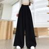 Luxury High-Waisted Wide-Leg Drape Pants for Women - Spring/Autumn 2026 Collection