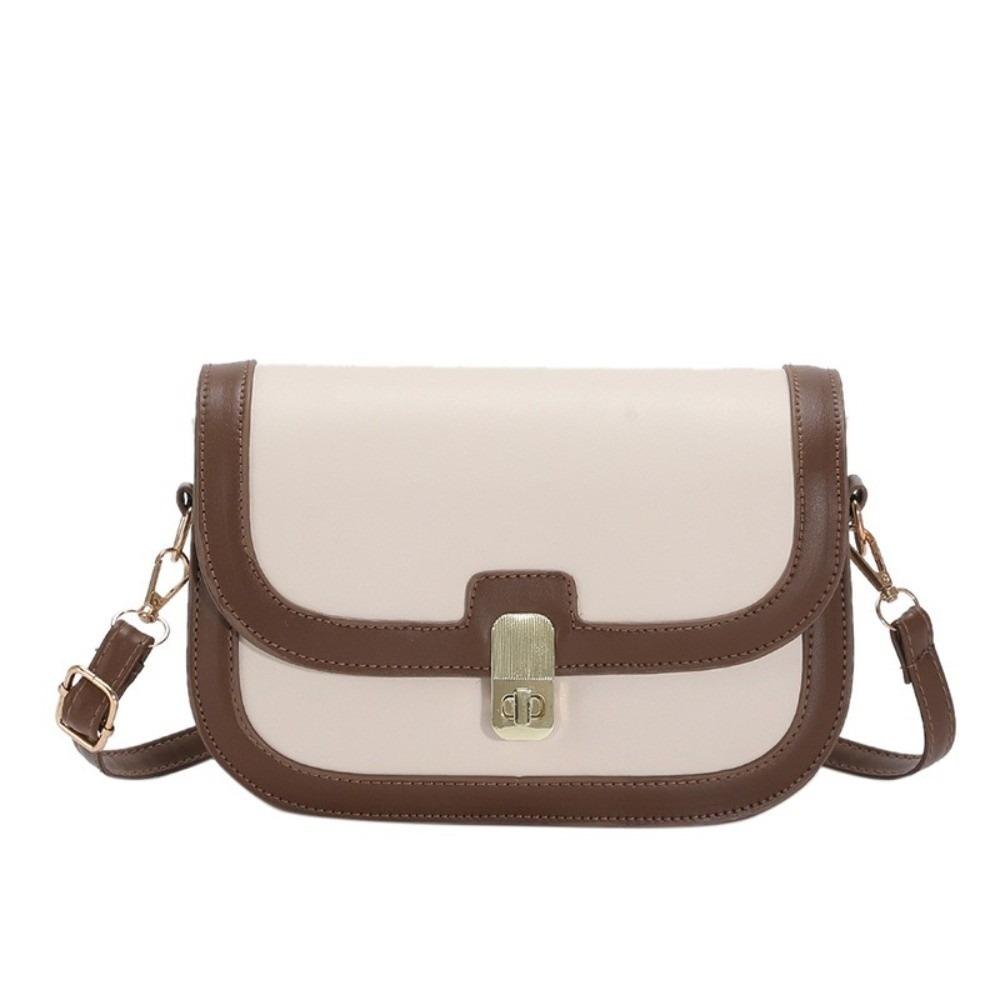 Korean Style PU Leather Shoulder Bag Square Women Underarm Bag Simple Crossbody Bag  Outdoor