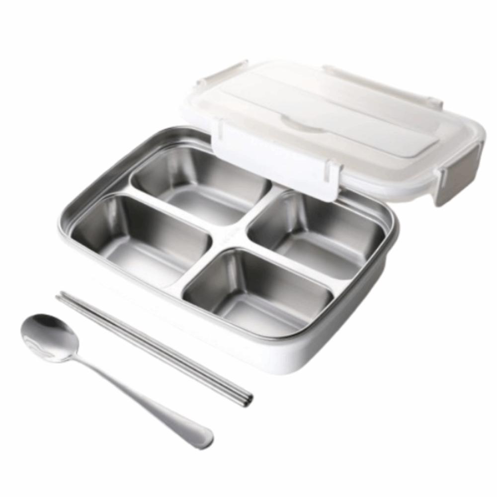 Stainless Steel Divides Food Container Sealed Lunch Container Food Storage Crisper  Travel