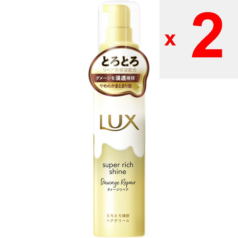UNILEVER Lux Super Rich Shine DAMAGE REPAIR Thickening Repair Hair Cream 100ml Out-bath Treatments Directions for Use: - Can Be Used On Both Dry and T