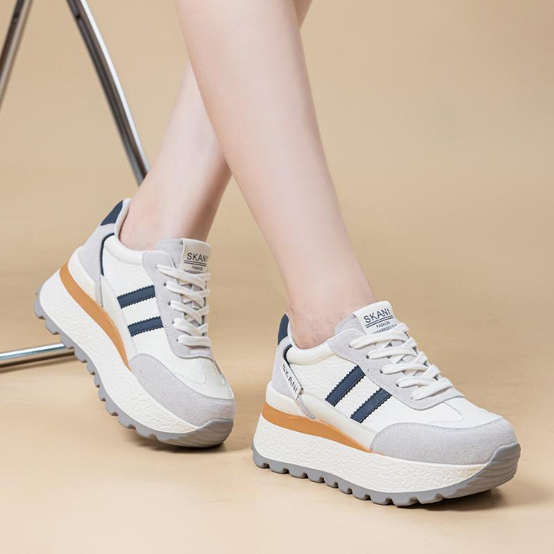 Shoes Women's Autumn Thick-soled Casual Height Increase Fashion Lightweight Versatile Women's Sneakers Women's
