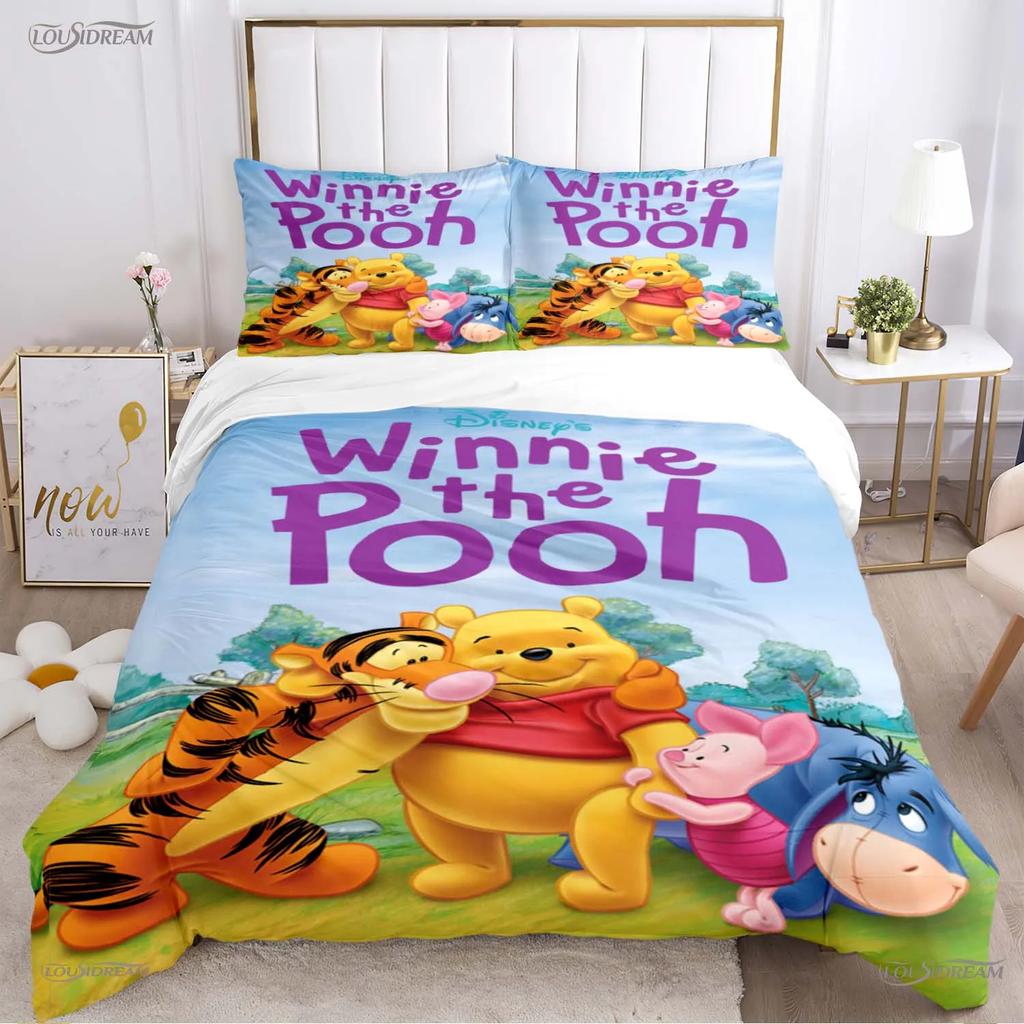 Comforter Winnie The Pooh All Season Comforter Bedding Sets Soft And S Single/Double/Queen/King