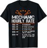 Funny Mechanic Hourly Rate Auto Repair Mechanic Labor Rates T-Shirt