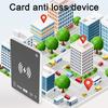 Wiederaufladbare Geldbörsen-Tracker-Karte Kabelloses Laden IP68 Wasserdicht Ultradünn GPS Artikel-Finder Locator Gepäck Geldbörse Schlüssel Anti-Verlust-Gerät