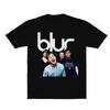 2026 BLUR Blur Band British Rock Punk Music Cotton Loose Spot American Casual Spray Short Sleeve TshirtWomen Unisexs Tshirt