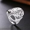 Beautiful   Copper tree of life ring hollow fashion noble women lady design  gift men unisex cute