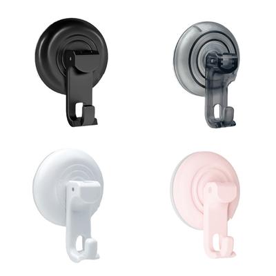 4pcs/8pcs Suction Cup Hooks Bathroom Towel and Loofah Hanger Strong Vacuum Hanging Hook Practical Robe Storage Rack