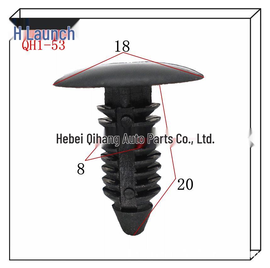 

Нейлоновые декоративные автомобильные пластиковые фиксаторы - Пистоны-елочки для отверстий 6 мм и 8 мм