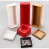 10PCS/SET Clear Window Kraft Gift Box Hardcore Reusable Gift Packaging Box DIY Foldable Drawer Gift Box Holiday Gifting