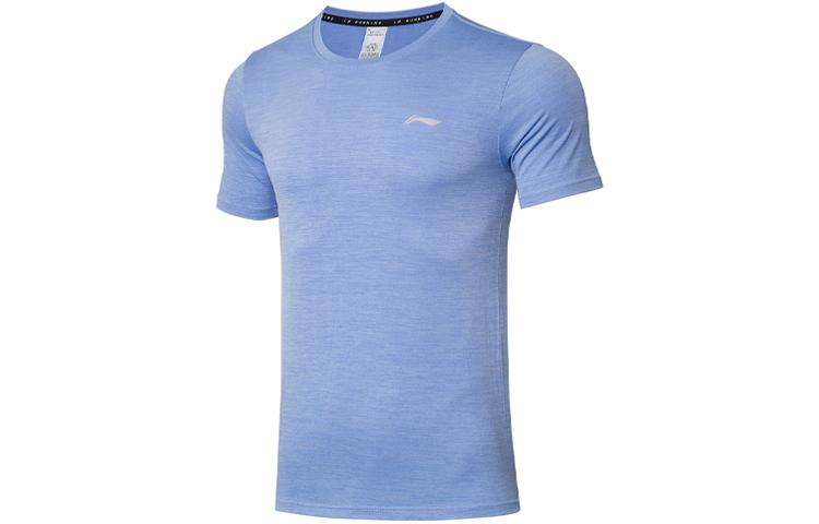 Li Ning Running Collection T Shirts Men s Crew Neck Moderate Straight Fit ATSR257-2 XL