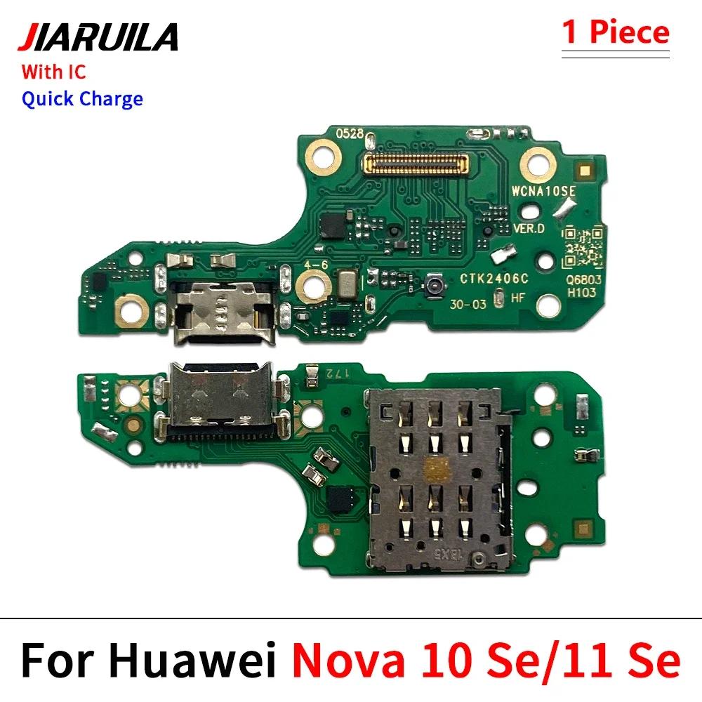 For Huawei Nova 10 Pro 10 Se 10Z 11i 11 12 Pro Y60 Y90 Y70 Y72 USB Charging Port Dock Charger Plug Connector Board Flex Cable