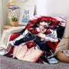 3D tištěná střední škola DxD plyšová deka Módní Flanel Fleece Sexy animace Dárek pro holčičku Sofa Nap Travel