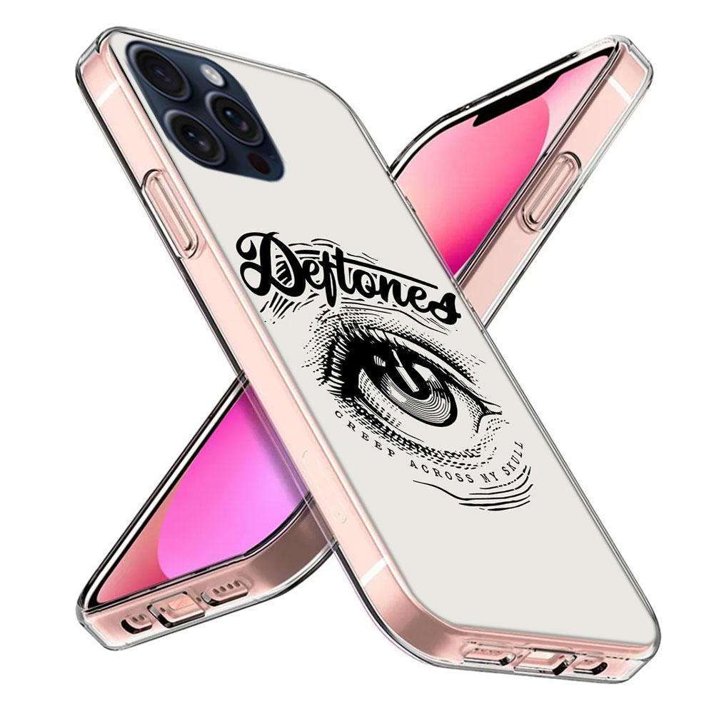 Band D-Deftones Clear Phone Case For Iphone 17 Air 16 Pro Max 15 Pro 14 Plus 17E 16E 11 13 12 Mini Cover Cases Fundas Cell TPU C