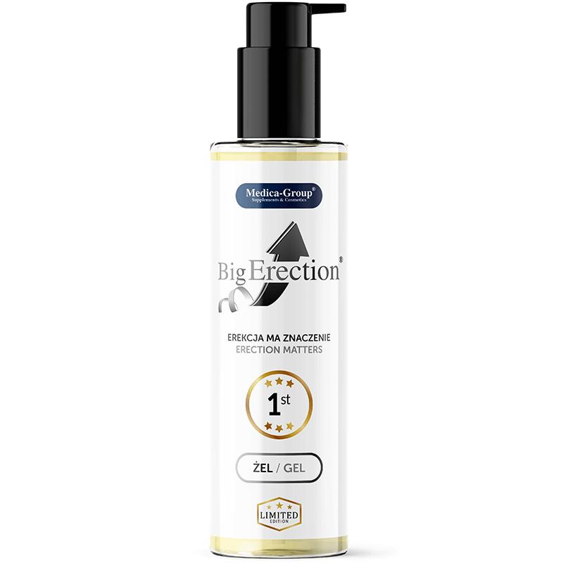 Gel BigErection – Pour des érections fortes et durables | 150 ml | Améliorer les performances sexuelles | Groupe Médica 