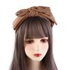 Large Bowtie Hair Hoop Wide Wash Face Hairband Temperament Bowtie Headband  Ladies