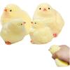 4 Pcs Taba Squishy Chick,Sticky Squishy Toys,Soft Chicken Tabba Squishys Stress Relief Toy for Adult (4)