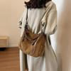 2026 Winter Fashion Solid Color Women's Zipper Design Shoulder Bag Tote Bag Female Handbag PU Leather Crossbody Bag