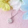 [La tua e la Mia Scatola dei Gioielli] Argento Grande Zircone Cubico (Cubic Zirconia) Collana con Ciondolo da 2,0 Carati 14204 [Gioielli] [Confezione Regalo]