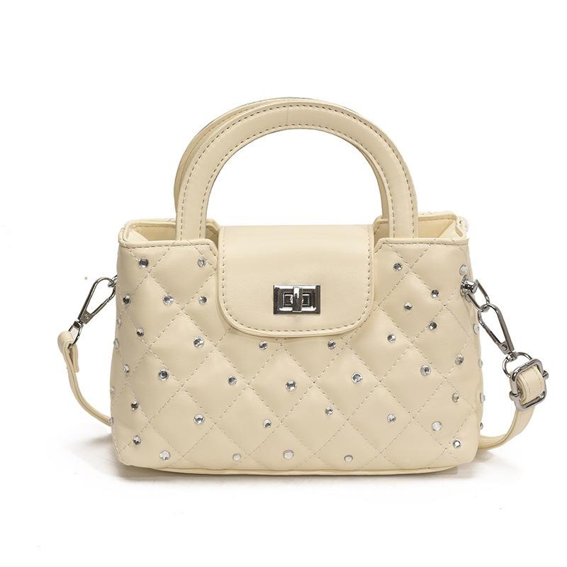 Summer Handbag Bag Women's New Trendy Fashion Diamond-encrusted Diamond Bag Versatile Shoulder Bag Messenger Bag