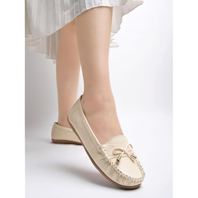 Shoetopia Girls Comfort Cream Ballet Flat - 7 Uk (Girls-Comfort-Cream) 7 UK кремовый