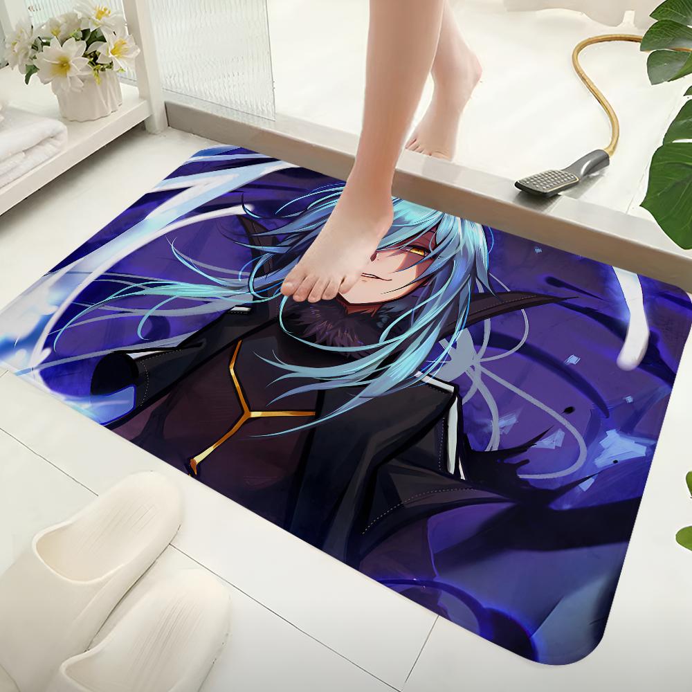 

Demon Slime Rimuru Tempest Hallway Carpet Non-Slip Laundry Room Mat Laundry Decor Balcony Child Living Room Toilet Rug 40x60cm