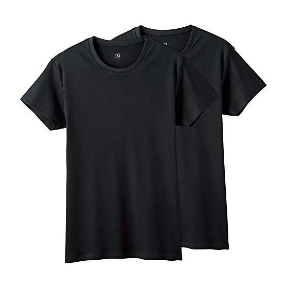 [Gunze] Crew neck T-shirt YV00132 YG 2-piece set for men