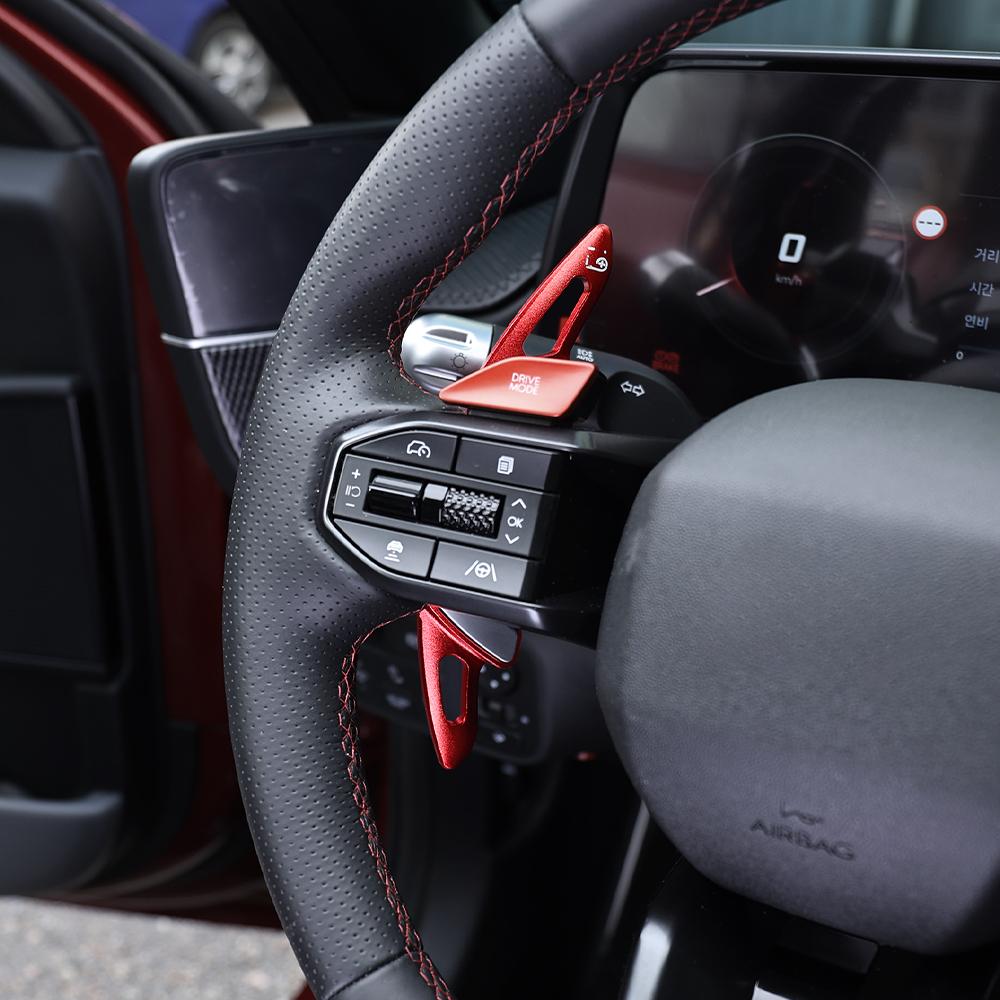 For Hyundai IONIQ 6N 2026-2026 Aluminum Alloy Steering Wheel Shifter Paddle Cover Trim Accessories
