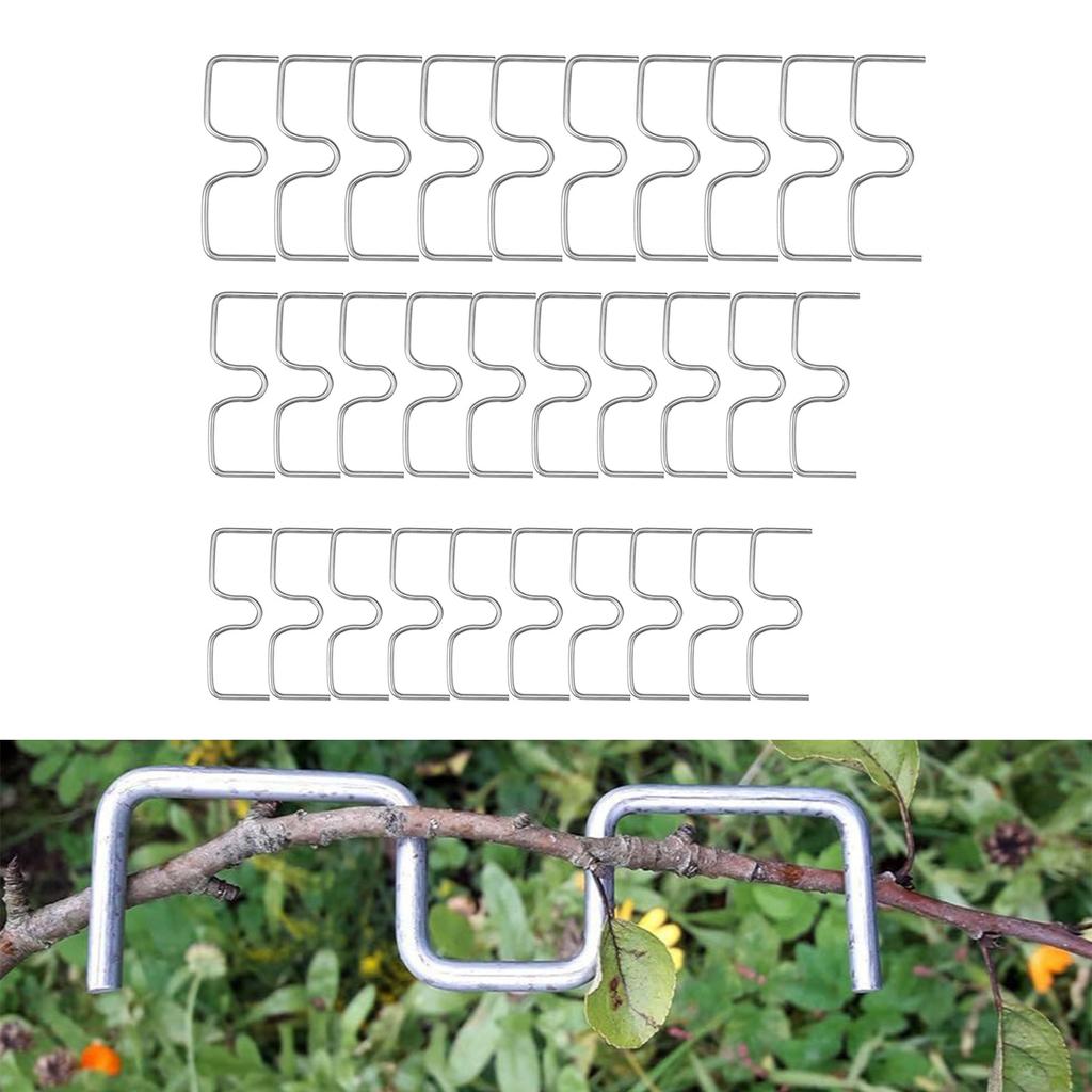30pcs Tree Branch Spreaders for Fruit Trees Metal Branch Trainers for Garden Use In Various 8/10/13cm Sizes