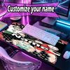 Custom Name Personalized Haikyu Pattern Mousepad, Laptop PC Desk Mat, Decorative Desk Mat for Home Keyboard Pad Gift