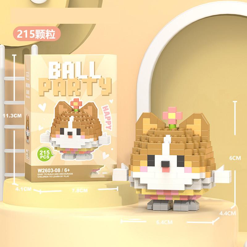 Penguin Constructor Micro Bricks Toys for Children 7 to 10 Year Cat Dog Construction Set for Girl Adults Reindeer Building Block