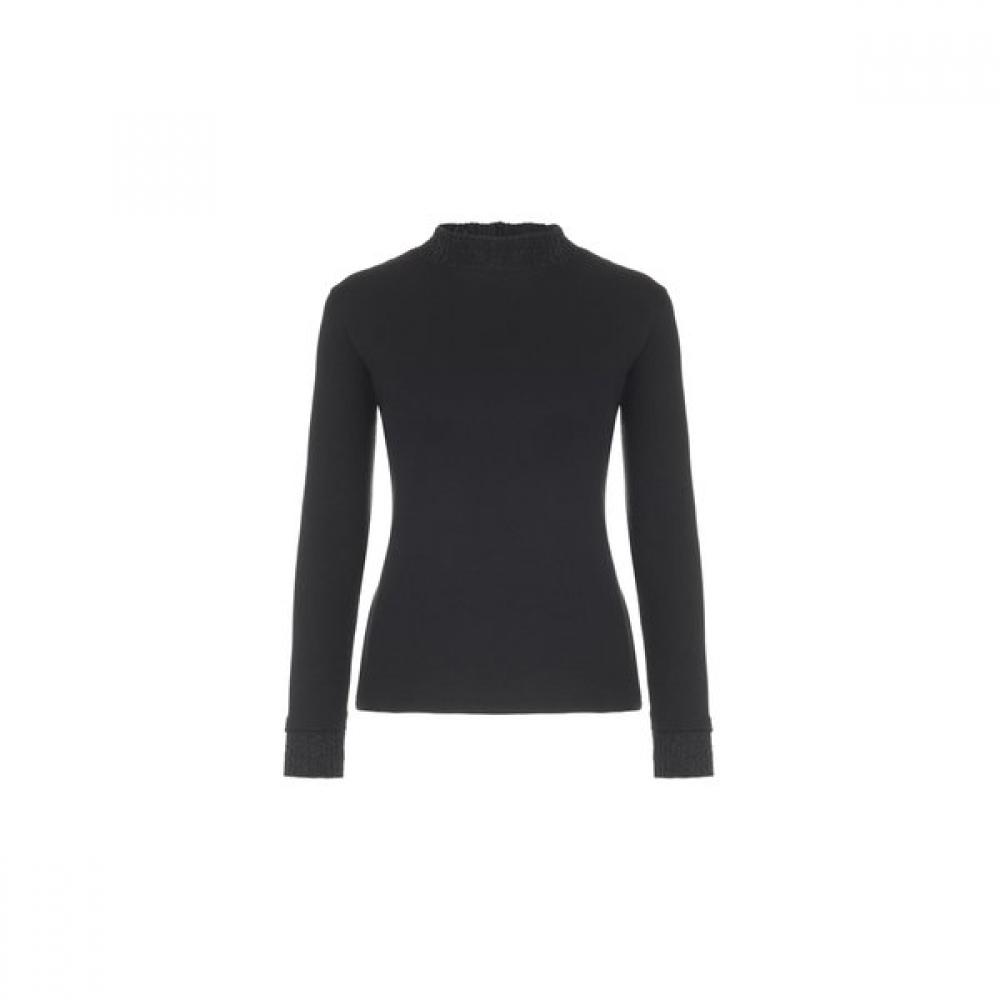 Bermudagrass Two Way Fur KniT T shirT Black