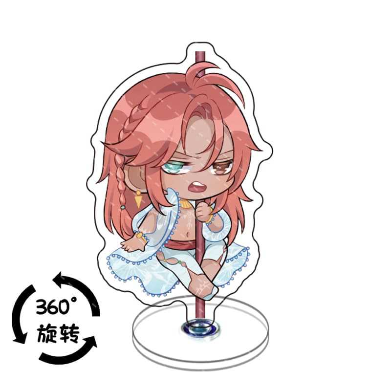 Creative Cartoon Game Anime NU: Carnival Love Pop Acrylic Stand Aster Figure Eiden Statue Garu Desk Ornaments Fans Collect Gifts