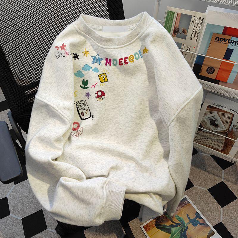 2025 новый флисовый утепленный удобный свитер с круглым вырезом мужской осенне-зимний модный спортивный женский жакет S