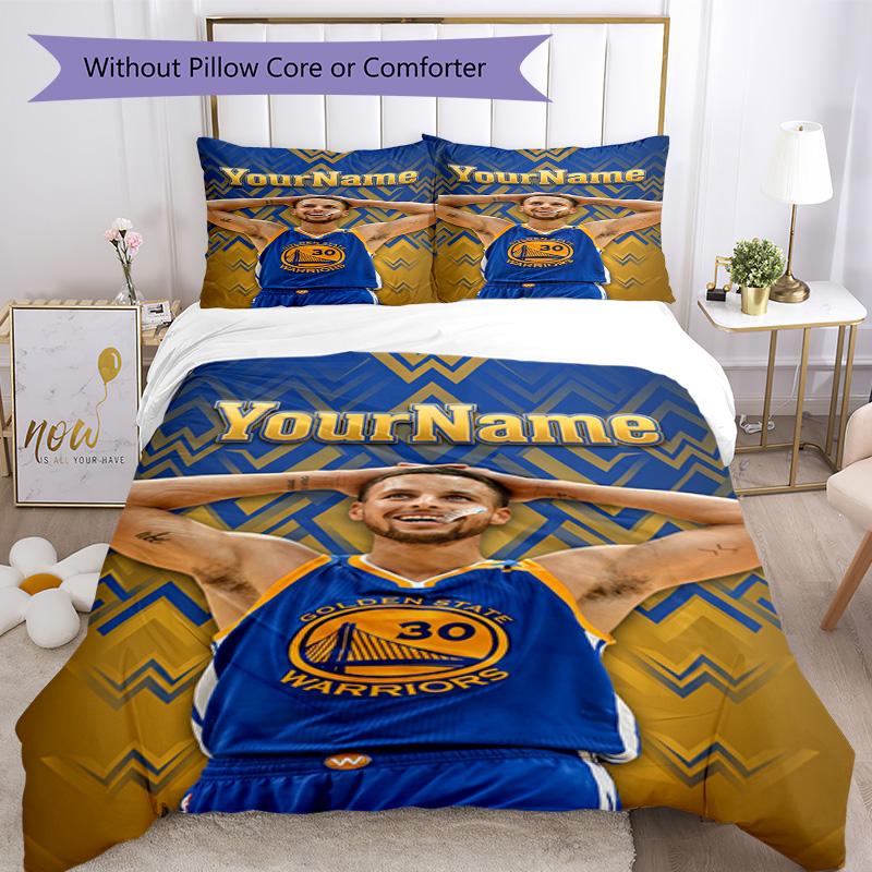 Curry Набор постельного белья с возможностью персонализации имени Дышащий пододеяльник с наволочками Декорационное постельное белье для спальни Домашний декор Подарок на день рождения