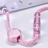 ATTACK SHARK C07 8Khz Coiled CNC Aluminum Alloy Magnetic Single Crystal Antenna Pink Cable, RGB, Processing, Nameplate, USB-C Type-C, 8-Core Copper,