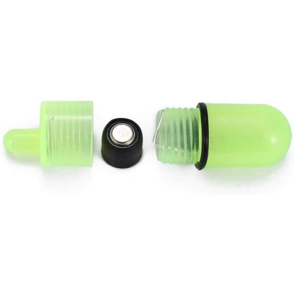 Fishing Bell and Night Light Kit, 20 Pcs Fish Bite Bait Alarm Bell with LED Light for Night Fishing